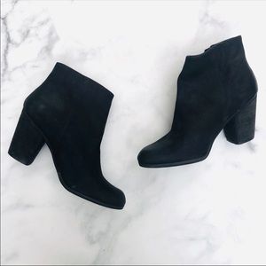 BP Black Side Zip Everyday Ankle Booties Boots